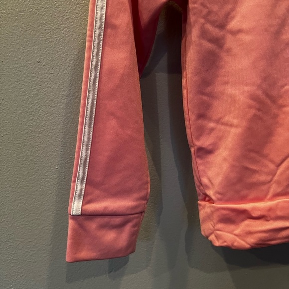 Adidas Pink Zip Front Jacket/girls size 6 - Picture 7 of 10